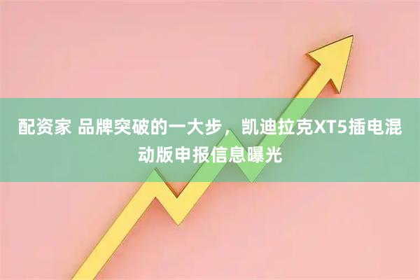 配资家 品牌突破的一大步，凯迪拉克XT5插电混动版申报信息曝光